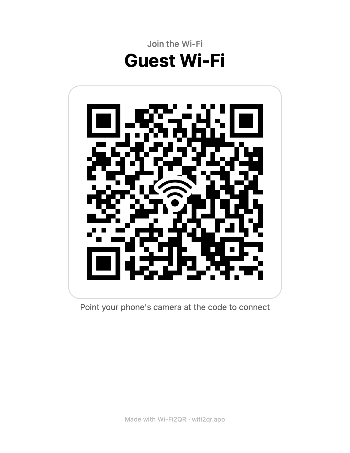 A printable full-page Wi-Fi poster